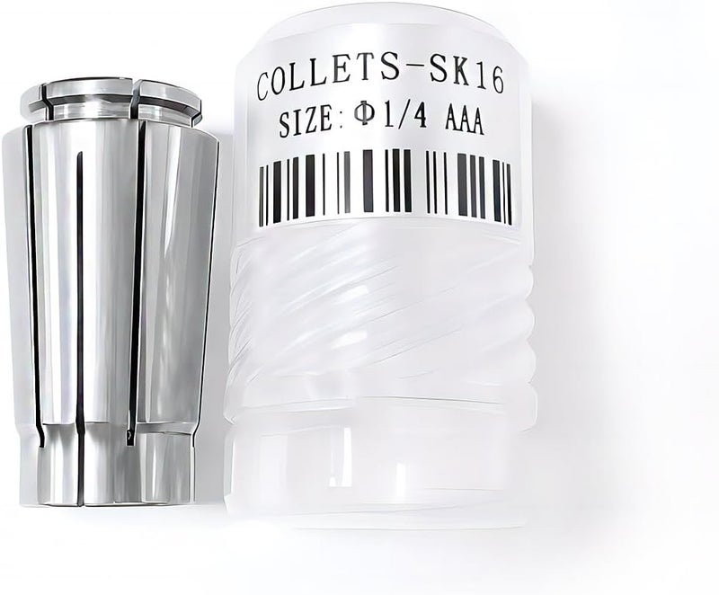 WEXWE Tools SK16 1/4 Inch High Precision Spring Collets, Accuracy Class: AAA Within: 0.005mm SK Router Collets For SK16 CNC Tools Holder CNC Milling 1pcs - Image 1